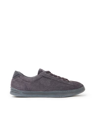 Shop Stone Island Shoe. Grey Leather In Gris