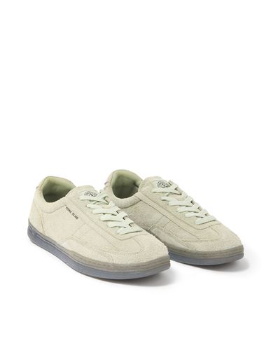 S0101 STONE ISLAND LOW CUT SNEAKER HAIRY SUEDE WITH LEATHER ...