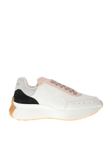 Alexander Mcqueen Woman Sneakers White Size 6 Leather