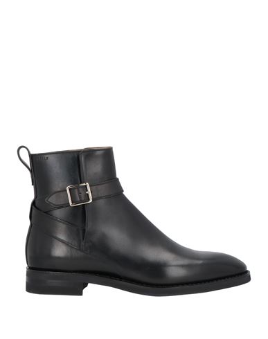 Bally Man Ankle Boots Black Size 9 Calfskin In Black