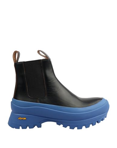 Jil Sander Woman Ankle Boots Black Size 5 Leather