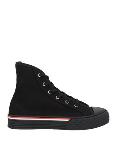 Shop Thom Browne Man Sneakers Black Size 9 Textile Fibers
