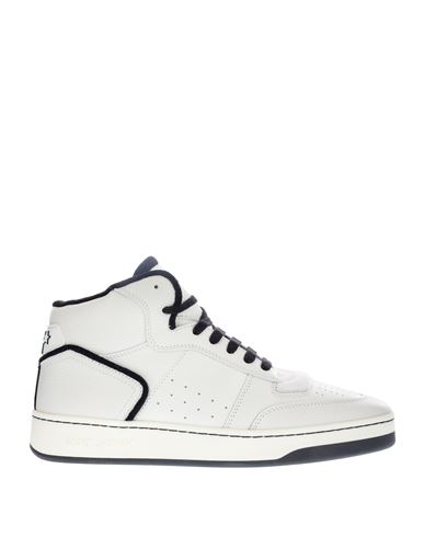 Saint Laurent Man Sneakers White Size 9 Leather