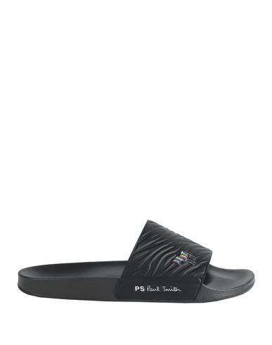 Shop Ps By Paul Smith Ps Paul Smith Man Sandals Black Size 9 Rubber