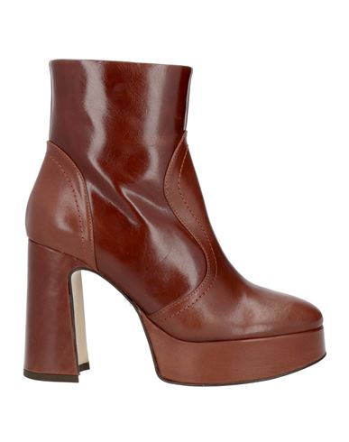 Shop Bruno Premi Woman Ankle Boots Brown Size 8 Leather
