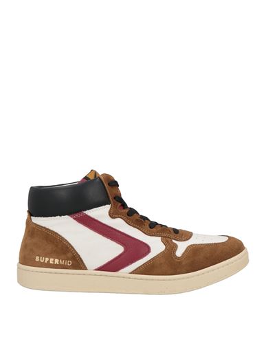 Valsport Man Sneakers Brown Size 7 Leather In Multi
