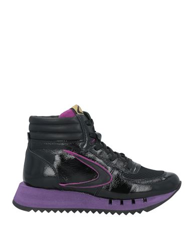 Shop Valsport Man Sneakers Black Size 5 Leather, Textile Fibers