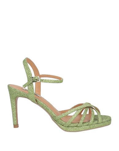 Shop Bibi Lou Woman Sandals Light Green Size 8 Textile Fibers
