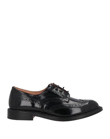 Shop Tricker's Man Lace-up Shoes Black Size 8 Leather