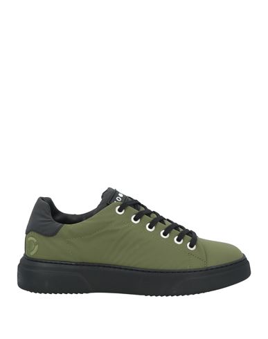 Shop Noova Man Sneakers Military Green Size 8 Textile Fibers