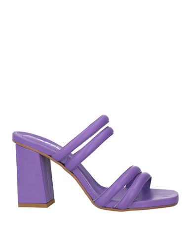 Shop Appetiti Woman Sandals Purple Size 8 Leather