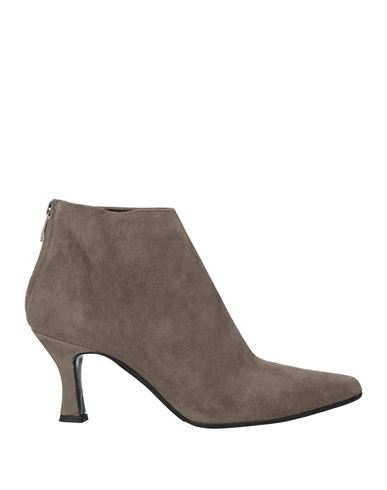 Shop Appetiti Woman Ankle Boots Grey Size 8 Goat Skin