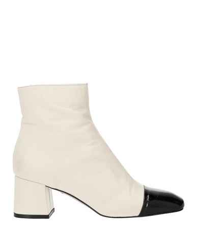 Shop Appetiti Woman Ankle Boots Ivory Size 8 Leather In White