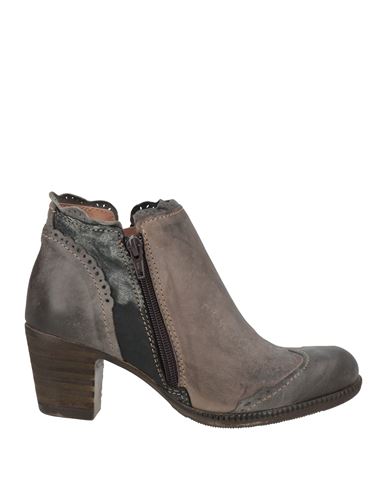 Clocharme Woman Ankle Boots Lead Size 6 Leather In Grey