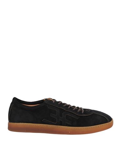 Shop Fabi Man Sneakers Black Size 12 Leather