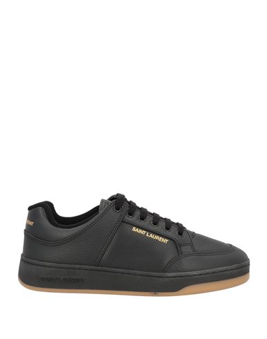 Shop Saint Laurent Man Sneakers Black Size 8 Leather