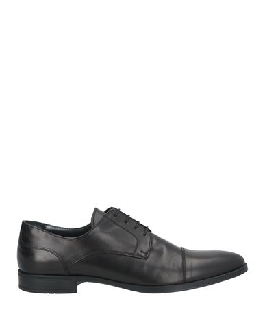 Marconi Man Lace-up Shoes Black Size 9 Calfskin