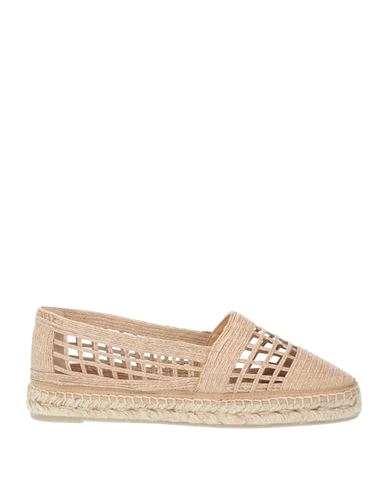 Shop Castaã±er Castañer Woman Espadrilles Beige Size 7.5 Natural Raffia