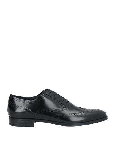 Marconi Man Lace-up Shoes Black Size 8.5 Leather