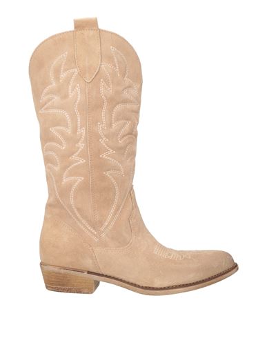 Shop Geneve Woman Boot Beige Size 7 Leather