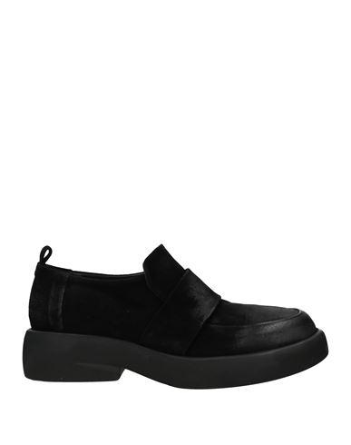 Shop Elena Iachi Woman Loafers Black Size 6 Leather