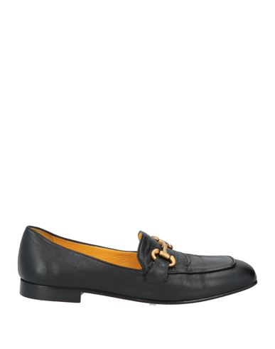 Mara Bini Woman Loafers Black Size 6 Leather