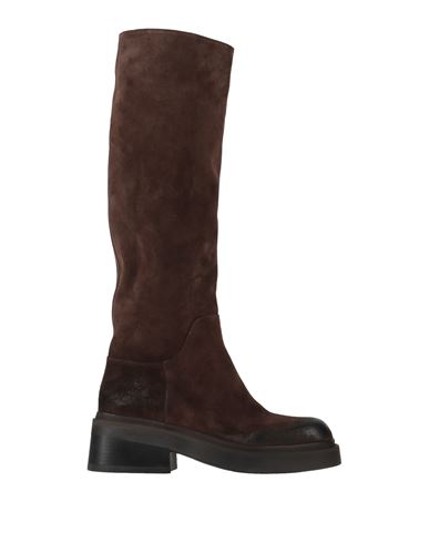 Elena Iachi Woman Boot Dark Brown Size 7.5 Leather