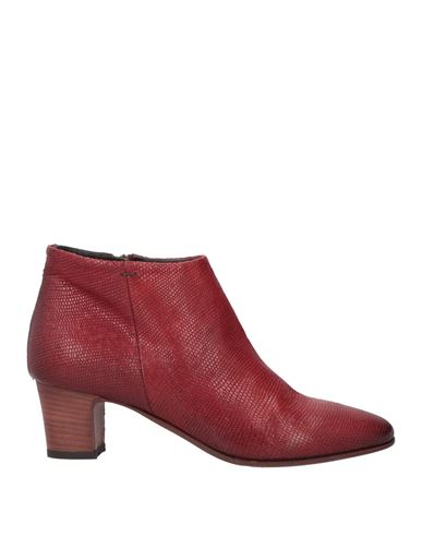 Shop Pantanetti Woman Ankle Boots Red Size 7.5 Leather