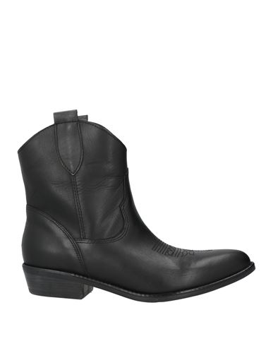 Shop Geneve Woman Ankle Boots Black Size 5 Leather