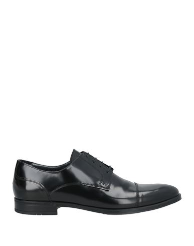 Marconi Man Lace-up Shoes Black Size 8 Leather