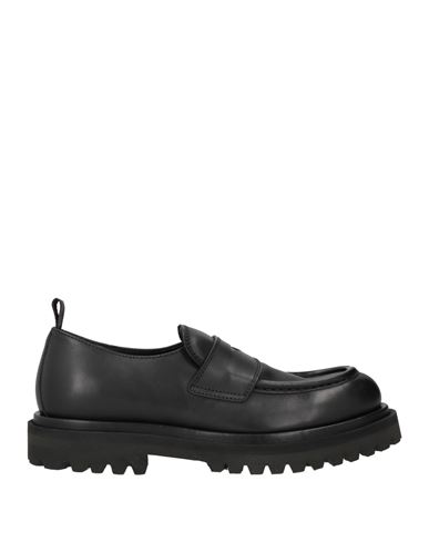 Shop Officine Creative Italia Woman Loafers Black Size 8 Leather