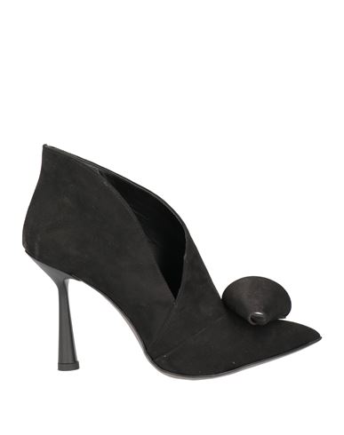 Shop Geneve Woman Ankle Boots Black Size 7 Leather