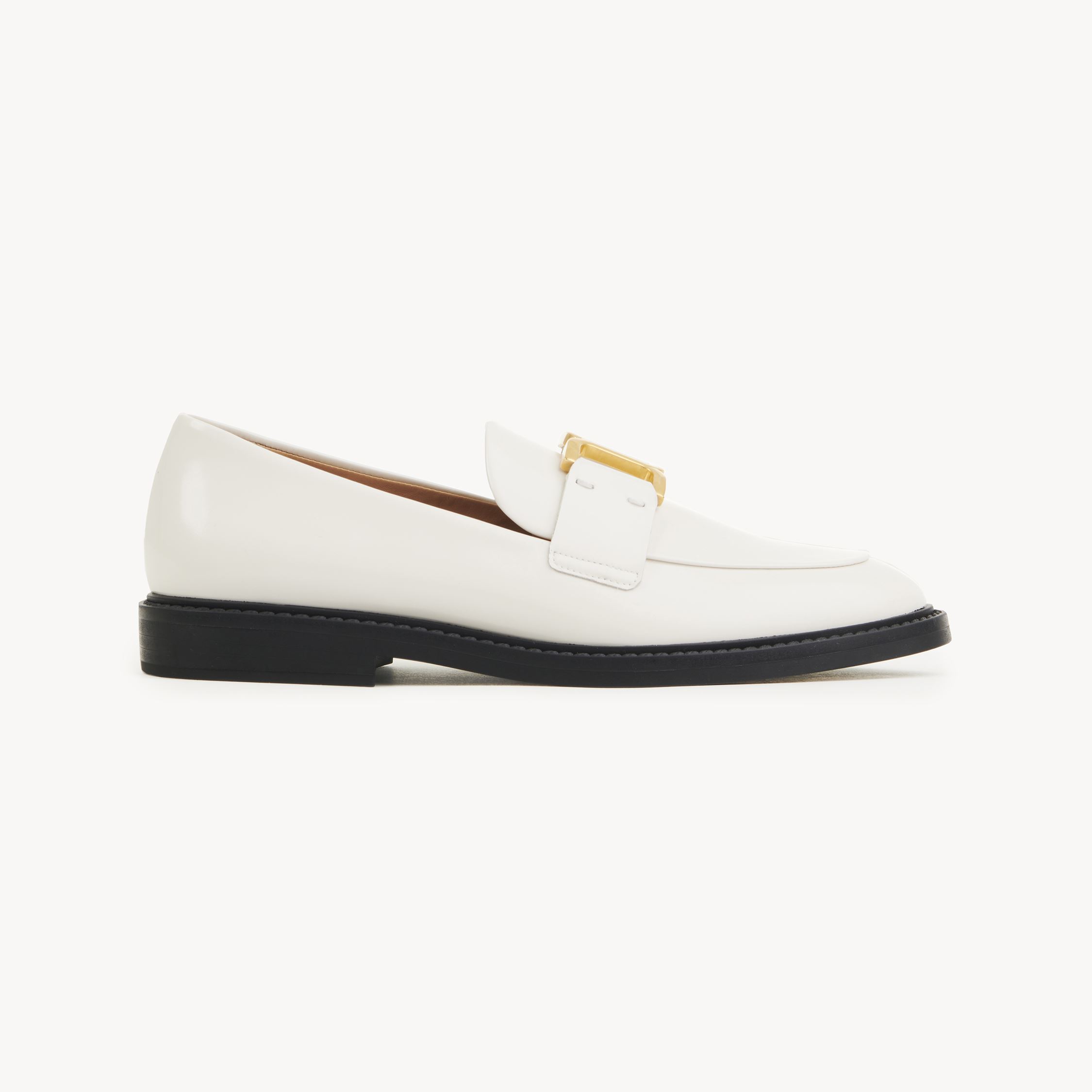 Shop Chloé Mocassins Marcie Femme Beige Taille 37 100% Cuir De Veau