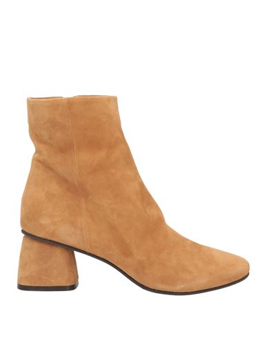 Shop Carmens Woman Ankle Boots Camel Size 7 Leather In Beige