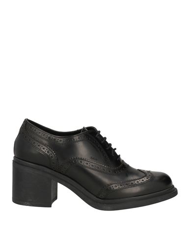 Sax Woman Lace-up Shoes Black Size 10 Leather