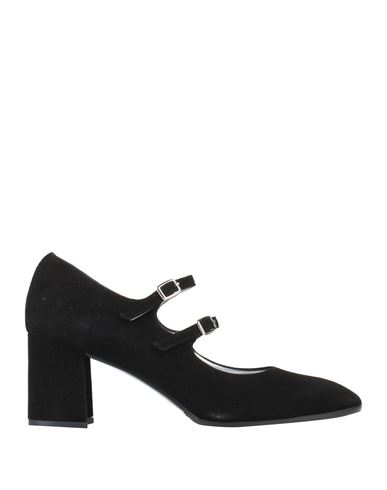 Carel Paris Woman Pumps Black Size 6.5 Leather In Black