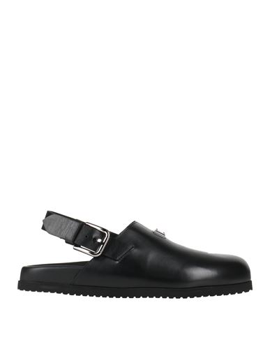 Dolce & Gabbana Man Mules & Clogs Black Size 9 Leather