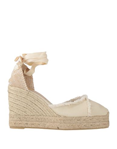 Castaã±er Castañer Woman Espadrilles Beige Size 10 Textile Fibers In Neutral