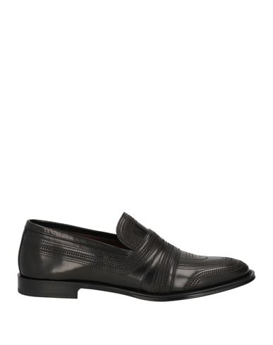 Dolce & Gabbana Man Loafers Black Size 6 Calfskin