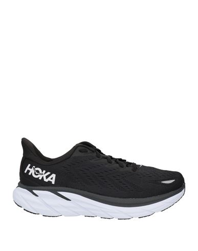 Shop Hoka One One Man Sneakers Black Size 8 Textile Fibers
