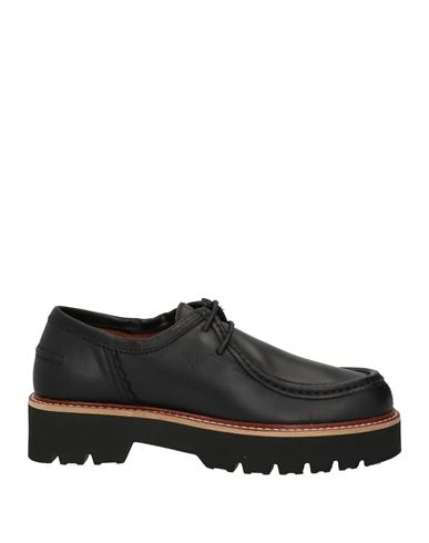Docksteps Woman Lace-up Shoes Black Size 8 Leather