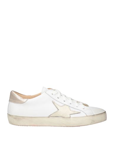 Crown Woman Sneakers White Size 8 Leather