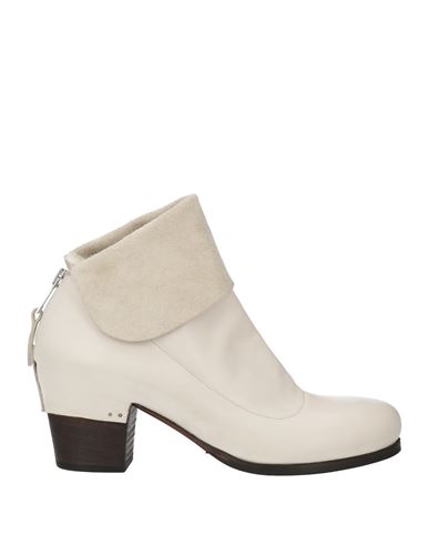 Shop Elena Iachi Woman Ankle Boots White Size 7 Leather