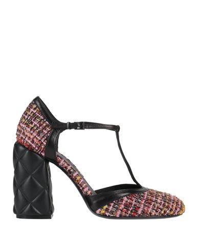 ROBERTO FESTA ROBERTO FESTA WOMAN PUMPS PINK SIZE 5 LEATHER, TEXTILE FIBERS 