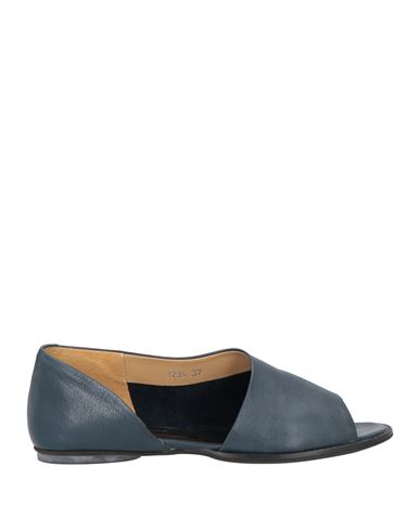 Poesie Veneziane Woman Sandals Midnight Blue Size 7 Leather In Blue