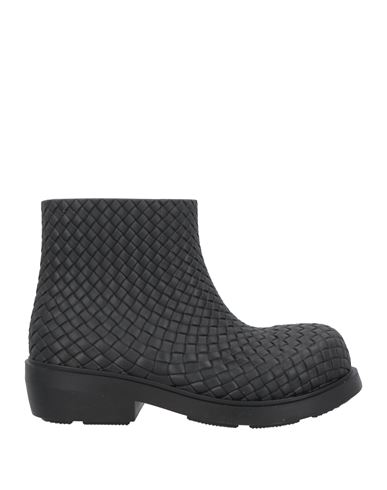 Shop Bottega Veneta Man Ankle Boots Black Size 9 Rubber