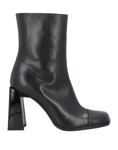 Carel Paris Woman Ankle Boots Black Size 5 Leather In Black