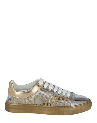Moschino Transparent Logo Sneakers Woman Sneakers Transparent Size 7 Thermoplastic Polyurethane, Pol