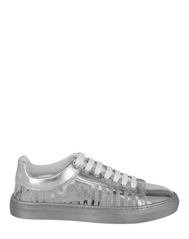 Shop Moschino Transparent Logo Sneakers Woman Sneakers Transparent Size 8 Thermoplastic Polyurethane, Pol