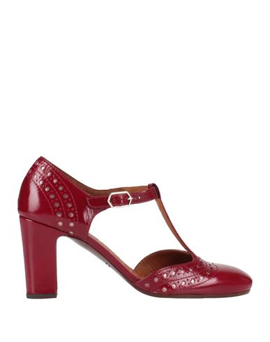 Chie Mihara Woman Pumps Burgundy Size 6 Leather In Red